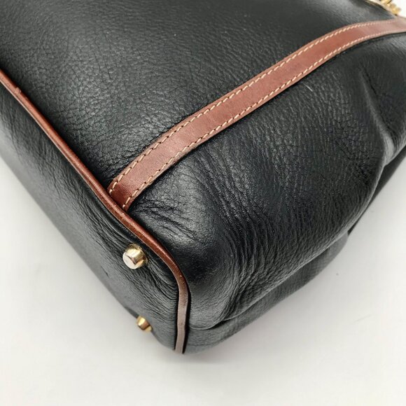 Bally Black And Brown Leather Vintage Woven Tote Bag - Picture 8 of 11